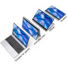 FUNYET Ordinateur Portable à écran Tactile,PC Portable 14,1 Pouces avec Ouverture à 360°,Core i7-1265U (jusqu'à 4,8 GHz),16 Go R