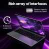FUNYET Ordinateur Portable,PC Portable 2026 Laptop 15,6 Pouces,16 Go de RAM, SSD de 512 Go, Core i5 6200U,IPS FHD 1920 × 1080,Ba