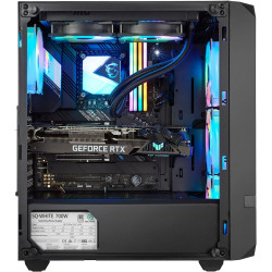Memory PC Gamer Ryzen 7 7800X3D 8X 5,0 GHz, 32 Go de RAM DDR5, SSD M.2 1 to, NVIDIA RTX 5070 12 Go, Carte mère B850 avec Wi-FI, 