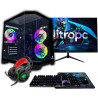 NitroPC - Pack Bronze Plus | PC Gaming Completo (AMD Ryzen 5 5655G 6/12 4.6GHz, RX Vega 7, RAM 16GB, M.2 1TB, Windows 11 PRO, RG