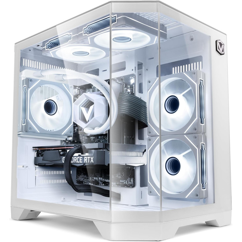 VIBOX IV-622 PC Gamer • AMD Ryzen 7 5700X 8 cœurs • AMD Radeon RX 9060 XT 16 Go • 16 Go RAM • 1 to SSD • Windows 11 • WiFi