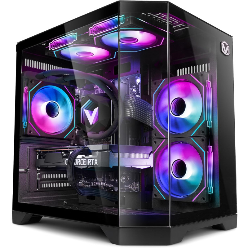 VIBOX IV-582 PC Gamer • AMD Ryzen 7 5700X 8 cœurs • Nvidia RTX 5060 Ti 8 Go • 16 Go RAM • 1 to SSD • Windows 11 • WiFi