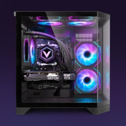 VIBOX IV-620 PC Gamer • AMD Ryzen 7 5700X 8 cœurs • AMD Radeon RX 9060 XT 16 Go • 16 Go RAM • 1 to SSD • Windows 11 • WiFi