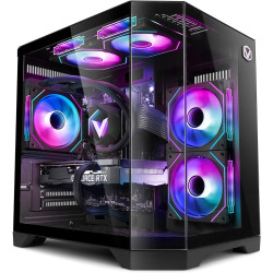 VIBOX IV-453 PC Gamer • AMD Ryzen 7 5700X 8 cœurs • AMD Radeon RX 9070 16 Go • 16 Go RAM • 1 to SSD • Windows 11 • WiFi