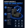 GMKtec Mini PC G3 Pro Faible consommation (10 W) Intel Core i3-10110U (jusqu'à 4,1 GHz, Défaite 3500/4300U), 16Go RAM DDR4 SSD M