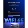 MINIS FORUM X1 Lite-255 Mini PC avec AMD Ryzen 7 255 (8C/16T), AMD Radeon 780M, Wi-FI 6E +2,5 GbE LAN, OCuLink eGPU, Sortie Trip