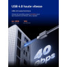 MINIS FORUM X1 Lite-255 Mini PC avec AMD Ryzen 7 255 (8C/16T), AMD Radeon 780M, Wi-FI 6E +2,5 GbE LAN, OCuLink eGPU, Sortie Trip