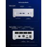 MINIS FORUM X1 Lite-255 Mini PC with AMD Ryzen 7 255 (8C/16T), AMD Radeon 780M, 32GB DDR5 RAM 1TB SSD, WiFi 6E+2.5GbE LAN, OCuLi