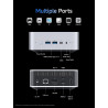 MINIS FORUM M1 Pro-285H Mini PC, Intel Core Ultra 9 285H (16C/16T, Jusqu’à 5,4GHz), 32 Go DDR5, 1 to SSD PCIe 4.0, USB4, Raid, O