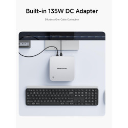 Minis forum ai x1 pro mini pc, amd ryzen ai 9 hx370 (12 cœurs/24 threads jusqu’à 5,1 ghz), 32 go ddr5, ssd pcie 4.0 512 go, affi