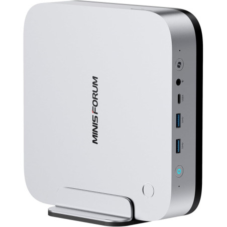MINIS FORUM AI X1 Pro Mini PC, AMD Ryzen AI 9 HX470 (12C/24T, jusqu'à 5,2 GHz), Radeon 890M, 32 Go DDR5 RAM, 1 to PCIe 4.0 SSD, 