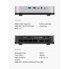 MINIS FORUM AI X1 Pro Mini PC, AMD Ryzen AI 9 HX470 (12C/24T, jusqu'à 5,2 GHz), Radeon 890M, 32 Go DDR5 RAM, 1 to PCIe 4.0 SSD, 