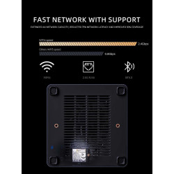 MINIS FORUM Venus UM790 Pro Mini PC AMD Ryzen 9 7940HS jusqu'à 5,2 GHz avec AMD Radeon 780M, 4X USB3.2, 2X USB4, 2X HDMI 2.1, 2X