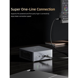 MINIS FORUM Venus UM790 Pro Mini PC AMD Ryzen 9 7940HS jusqu'à 5,2 GHz 32 Go DDR5 1 to SSD avec AMD Radeon 780M, 4X USB3.2, 2X U