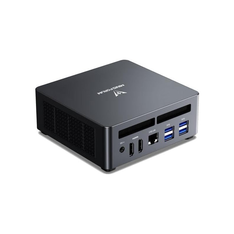 MINIS FORUM UM790 Pro Mini PC, AMD Ryzen 9 7940HS jusqu'à 5,2 GHz,AMD Radeon 780M, 32 Go de RAM DDR5, SSD PCIe 4.0 de 512G o,AMD