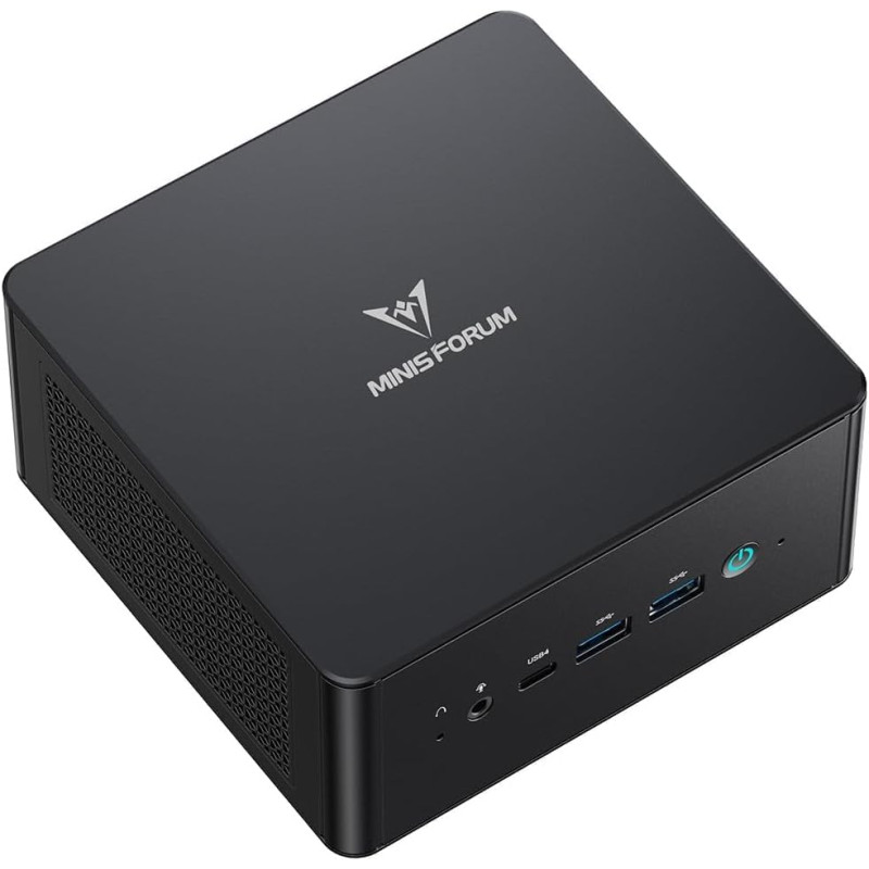 Minisforum um890 pro mini pc, amd ryzen 9 8945hs ai (8 c/ 16 t, jusqu’à 5,2 ghz), radeon 780m, 32 go ddr5, ssd pcie 4.0 1 to, us
