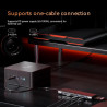 MINIS FORUM UM890 Pro Mini PC AMD Ryzen 9 8945HS IA (8C/16T), Radeon 780M, 32 Go DDR5, SSD M.2 512 Go, HDMI 2.1, DP 1.4, 2× USB4