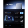MINIS FORUM M1 Pro-125H Barebone AI Mini PC, Intel Core Ultra 5 125H (14 cœurs/18 Threads, jusqu'à 4,5 GHz), USB 4/Raid/OCuLink/