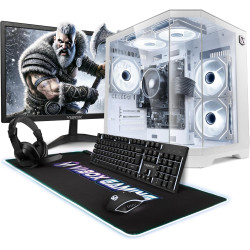 VIBOX I-524 PC Gamer Complet • 22" Écran • AMD Ryzen 3 3200G 4 cœurs • Radeon Vega 8 • 8 Go RAM • 480 Go SSD • Linux OS • WiFi