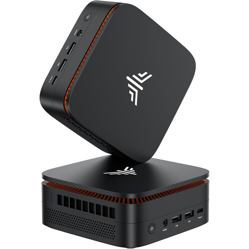 NiPoGi Pinova P1 Mini PC AΜD Ryzen 4300U W11 Pro(4C/4T,3.7GHz,Mieux Que 3500U/3200U/N150) 16Go DDR4 RAM+1To SSD Extensible Ordin