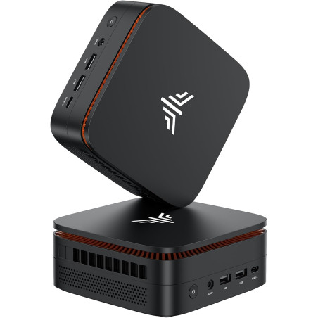 NiPoGi Pinova P1 Mini PC AΜD Ryzen 4300U W11 Pro(4C/4T,3.7GHz,Mieux Que 3500U/3200U/N150) 16Go DDR4 RAM+1To SSD Extensible Ordin