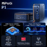 NiPoGi Pinova P1 Mini PC AΜD Ryzen 4300U W11 Pro(4C/4T,3.7GHz,Mieux Que 3500U/N150/N95) 16Go DDR4 RAM+512Go SSD Extensible Ordin
