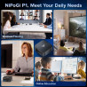 NiPoGi Pinova P1 Mini PC AΜD Ryzen 4300U W11 Pro(4C/4T,3.7GHz,Mieux Que 3500U/N150/N95) 16Go DDR4 RAM+512Go SSD Extensible Ordin