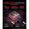 Greed® PC Ultra V2 avec AMD Ryzen 7 5700G - Ordinateur Rapide + Ordinateur de Bureau à Domicile avec 4,6 GHz, 16 Go RAM/mémoire 
