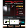 Greed® PC Ultra V2 avec AMD Ryzen 7 5700G - Ordinateur Rapide + Ordinateur de Bureau à Domicile avec 4,6 GHz, 16 Go RAM/mémoire 