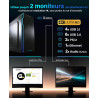 Greed® Basic V2 PC avec Intel Core i5 10400 - Ordinateur Rapide + Ordinateur de Bureau à Domicile avec 4,3 GHz, 8 Go RAM/RAM - 2