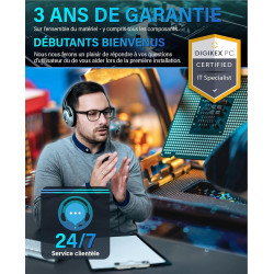 Greed® Multimedia V2 PC avec Intel Core i7 10700F - Desktop Rapide + Ordinateur de Bureau à Domicile avec 4,8 GHz, 16 Go RAM - 5