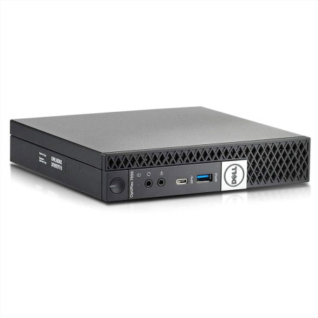 DELL Optiplex 7050 Tiny Mini PC de Bureau Business Intel Core i5 6th, RAM 8 Go, SSD 256 Go, Wifi USB, HDMI + DisplayPort, Window