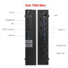Dell Optiplex 7050 Tiny Mini PC i5 6ᵉ génération, RAM 16 Go, SSD 256 Go, DisplayPort, HDMI, Wi‑FI USB + Windows 11 Pro (Recondit