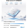 NiPoGi Hyper H2 Mini PC Ιntel Core i9-14900HX(Mieux Que i9-13900HK, 24C/ 32T), 32 Go DDR4 & 1 to M.2 NVMe SSD(Max. 64Go + 4 to),
