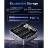 NiPoGi Hyper H2 Mini PC Ιntel Core i5-14450HX (Mieux Que i7-12650H/ i7-1185G7, 10C/ 16T, jusqu'à 4,80 GHz), 32 Go DDR4 1 to SSD 
