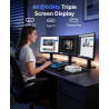 NiPoGi Hyper H2 Mini PC Ιntel Core i5-14450HX (Mieux Que i7-12650H/ i7-1185G7, 10C/ 16T, jusqu'à 4,80 GHz), 32 Go DDR4 1 to SSD 
