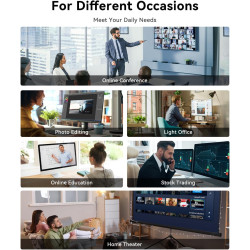 NiPoGi Hyper H2 Mini PC Ιntel Core i7-14650HX (Mieux Que i9-12900H, 16C/ 24T, jusqu'à 5,20 GHz), 32 Go DDR4 1 to M.2 NVMe SSD Mi