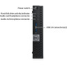 Dell optiplex 3040 mini pc de bureau intel core i5-6500, 8 go de ram, ssd 256 go, wifi, bleutooth, clavier qwerty américain, win