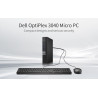Dell optiplex 3040 mini pc de bureau intel core i5-6500, 8 go de ram, ssd 256 go, wifi, bleutooth, clavier qwerty américain, win