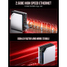 GMKtec Evo-X2 AI Mini PC AMD Ryzen AI Max+ 395 (16C/32T, jusqu'à 5.1 GHz), 126 Tops de Performance IA, 96 Go de RAM DDR5, SSD 2 