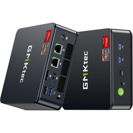 GMKtec Gaming Mini PC Ryzen 5 7640HS (supérieur au 6800H) avec Graphiques AMD Radeon 760M, 16Go DDR5, 1To SSD M.2, Mini Ordinate