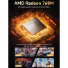 GMKtec Gaming Mini PC Ryzen 5 7640HS (supérieur au 6800H) avec Graphiques AMD Radeon 760M, 16Go DDR5, 1To SSD M.2, Mini Ordinate