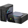 Mini PC Gaming AMD Ryzen 7 H 255 (upgrade 8745HS, jusqu’à 4,9 GHz), Mini PC barebone (NO DDR NO SSD) compatible DDR5, PCIe 4.0 x