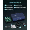 BMAX B6Turbo Mini PC Win 11 Pro, Intel Core i5-8257U(jusqu'à 3,9 GHz), 16Go DDR4, 512Go M.2 NVMe SSD, Mini Ordinateur de Bureau,