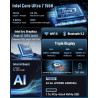 BMAX B11Power AI Mini PC, Win 11 Pro, Intel Core Ultra 7 155H (jusqu'à 4,8GHz), Arc Graphics, 24Go LPDDR5 1To SSD, Mini Ordinate