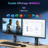 BMAX B3Pro Mini PC, Intel Celeron N4500 (jusqu'à 2,8 GHz), 8 Go RAM DDR4 + 256 Go M.2 SATA/NVMe SSD, Win-11Pro, Micro Ordinateur
