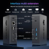 BMAX B3Pro Mini PC, Intel Celeron N4500 (jusqu'à 2,8 GHz), 8 Go RAM DDR4 + 256 Go M.2 SATA/NVMe SSD, Win-11Pro, Micro Ordinateur