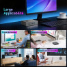BMAX B3Pro Mini PC, Intel Celeron N4500 (jusqu'à 2,8 GHz), 8 Go RAM DDR4 + 256 Go M.2 SATA/NVMe SSD, Win-11Pro, Micro Ordinateur