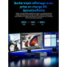 GMKtec M5 Ultra Mini PC Ryzen 7 7730U(8C/16T, jusqu'à 4,5 GHz), 16 Go RAM 512Go SSD Mini Ordinateur de Bureau, Double LAN 2.5GbE