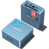 GEEKOM IT12 Mini PC avec Intel i5-12450H, 16Go DDR4 RAM(Évolutif) SSD 512Go(jusqu’à 4To), 2 caloducs cuivre, 2*USB4, Lecteur SD,